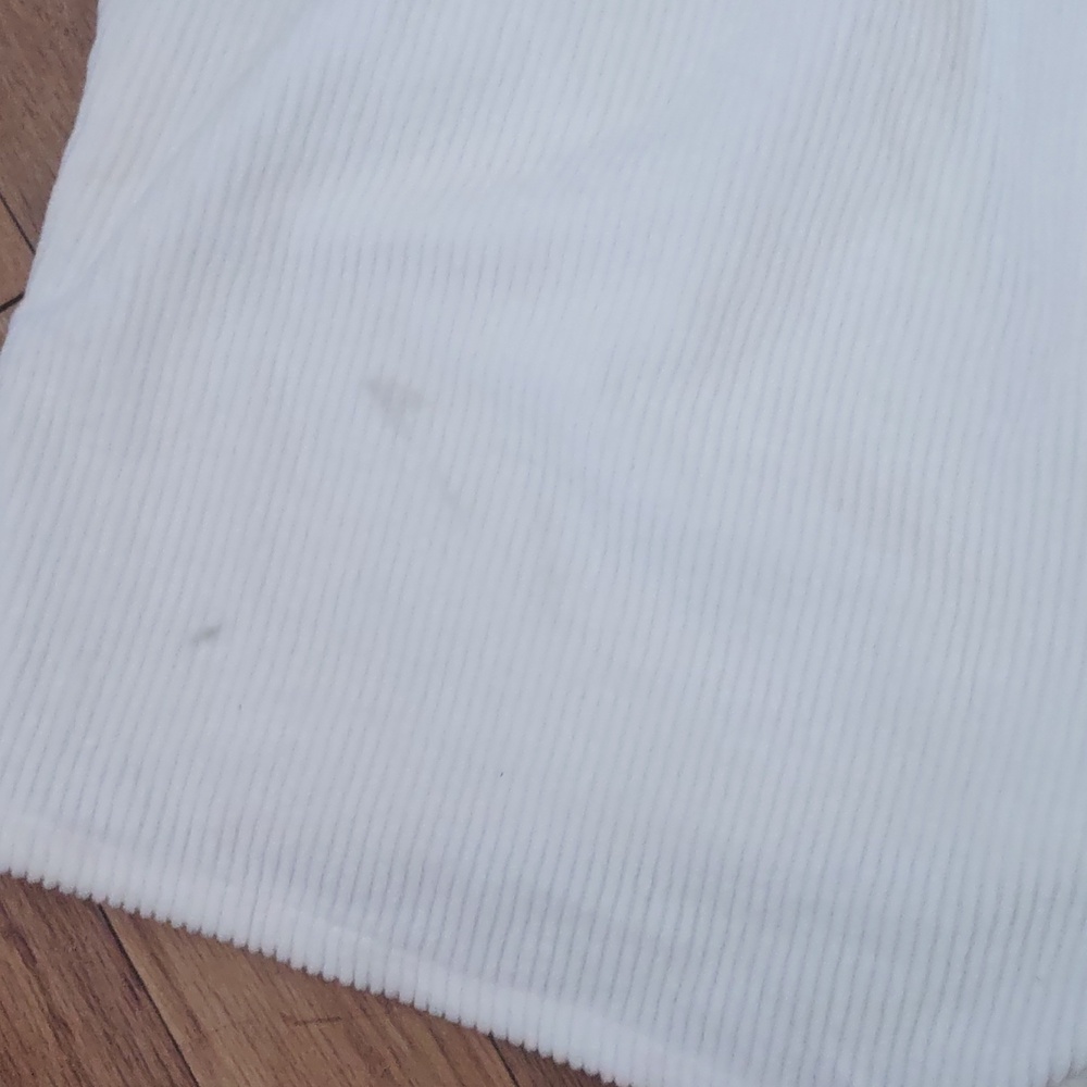 Hammies High-Rise Off-White Corduroy Women's Shorts Size 32 - Picture 8 of 8